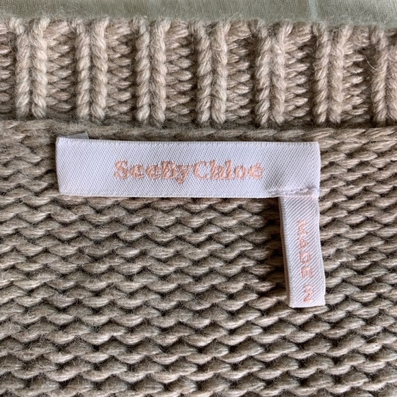 See by Chloe Crew Neck Sweater with Sleeve‎ Ties - Picture 4 of 5